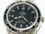 Replica Omega Seamaster Planet Ocean Watch - Stainless Steel Black Dial 43mm